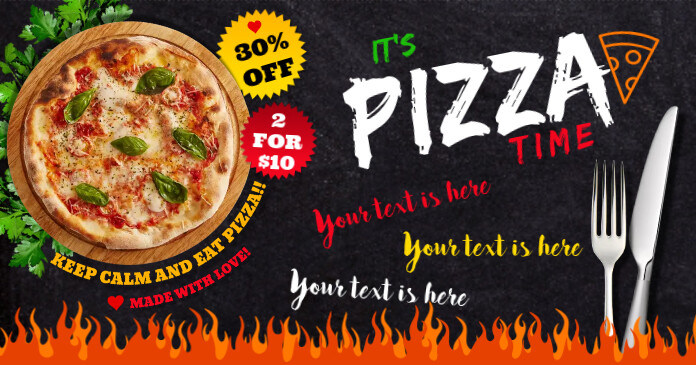 Banner de Pizza creatti